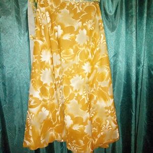 Two sided wrap skirt